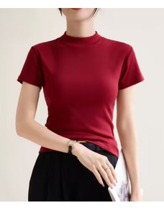 Crew neck short-sleeved