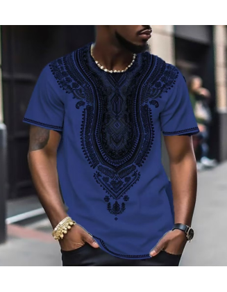 Ethnic Style Short Sleeve