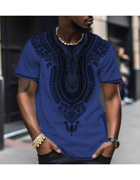 Ethnic Style Short Sleeve