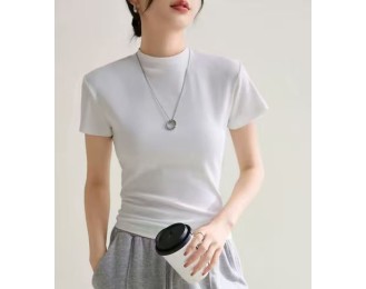 Crew neck short-sleeved