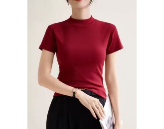 Crew neck short-sleeved