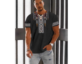 Ethnic Style Short Sleeve